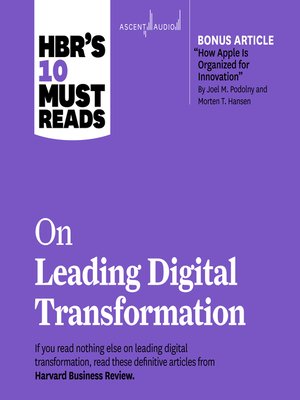 cover image of HBR's 10 Must Reads on Leading Digital Transformation